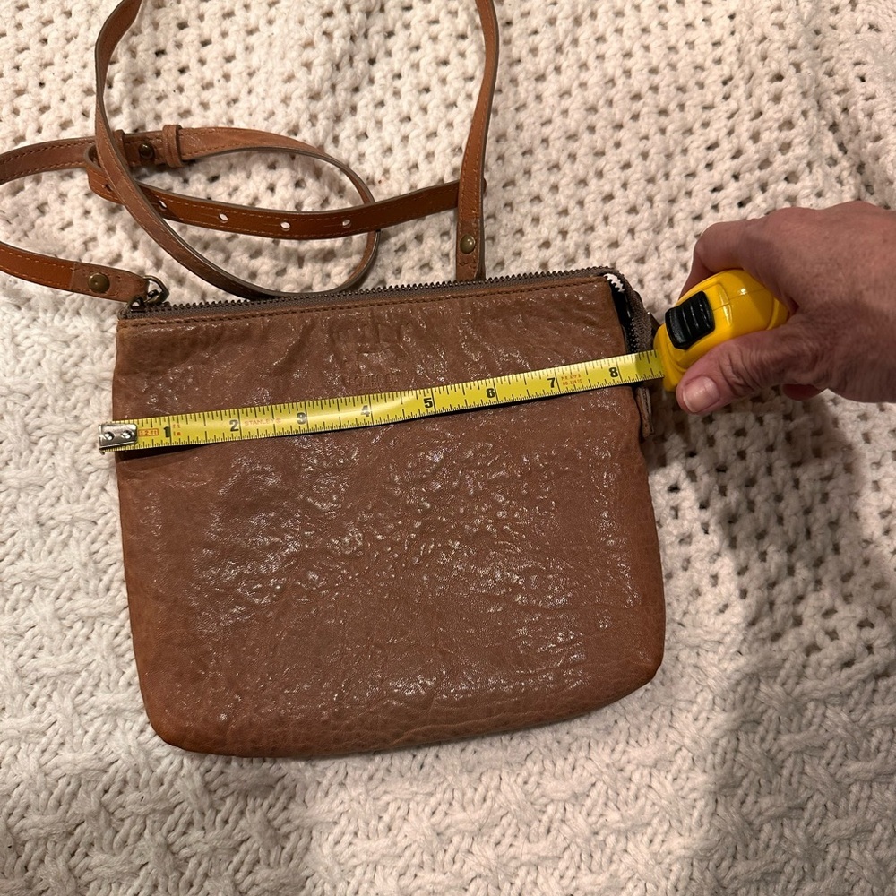 WILLI EST.1981 LEATHER CROSSBODY Bag TAN - Picture 9 of 11